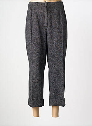 Pantacourt coupe droite taille normale gris FRANCE RIVOIRE femme