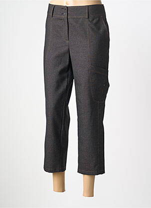 Pantacourt coupe droite taille normale gris QUATTRO femme