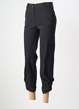Pantacourt coupe droite taille normale noir QUATTRO femme