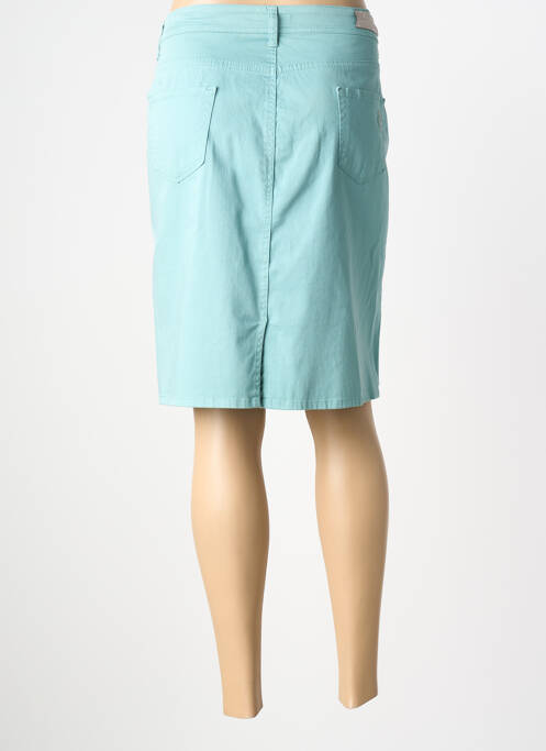 Jupe mi-longue taille normale bleu COWEST femme