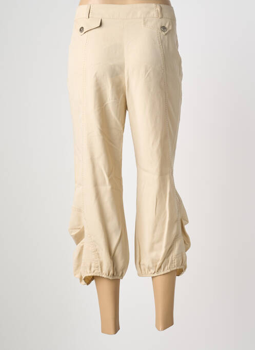 Pantacourt coupe droite taille normale beige ATLANTA femme