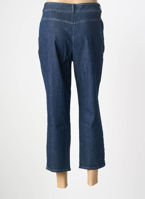 Pantacourt coupe droite taille normale bleu QUATTRO femme