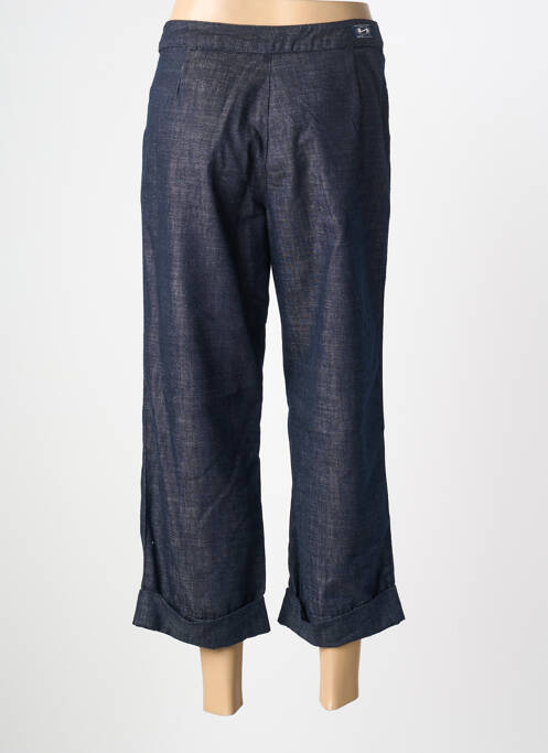 Pantacourt coupe droite taille normale bleu STK femme