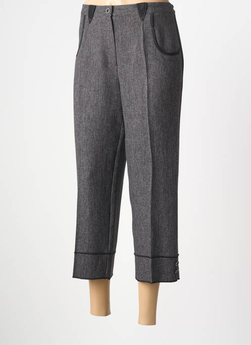 Pantacourt coupe droite taille normale gris TELMAIL femme