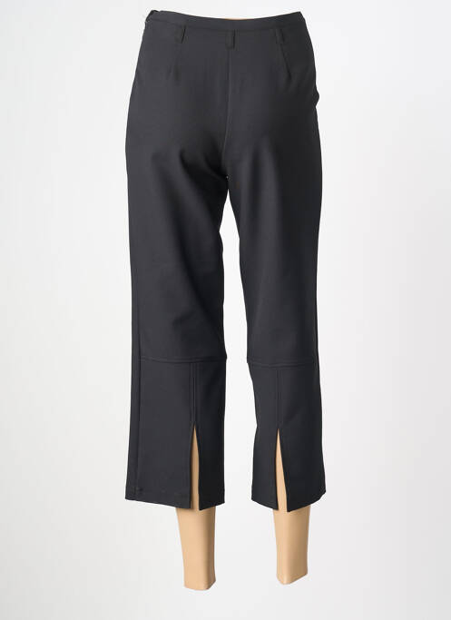 Pantacourt coupe droite taille normale noir LUCCHINI femme