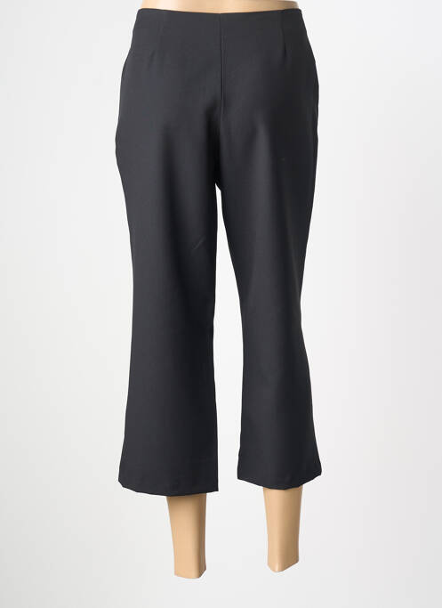 Pantacourt coupe droite taille normale noir LUCCHINI femme