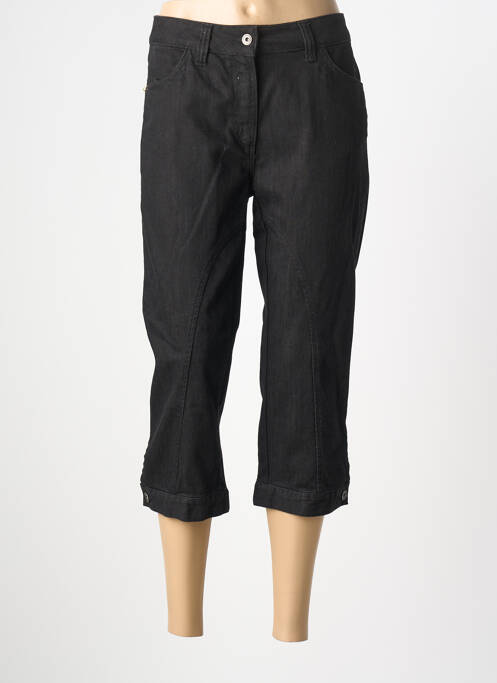 Pantacourt coupe droite taille normale noir SETRAK femme