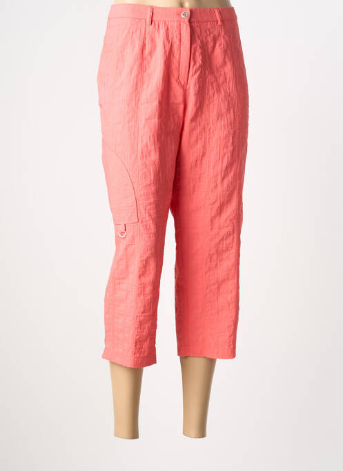 Pantacourt coupe droite taille normale orange GUY DUBOUIS femme