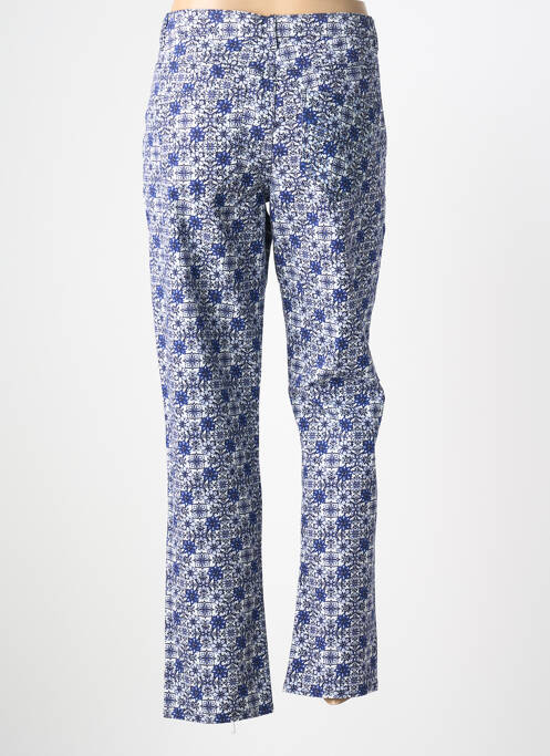 Pantalon droit stretch taille normale bleu CONCEPT K femme