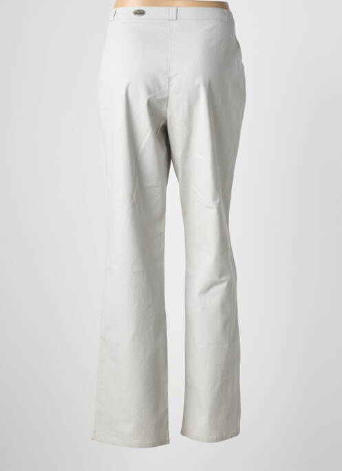 Pantalon droit stretch taille normale gris QUATTRO femme