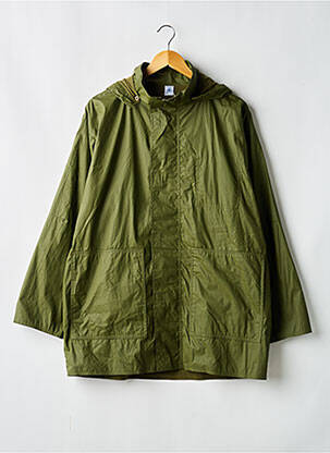 Parka poches a capuche vert PETIT BATEAU garçon