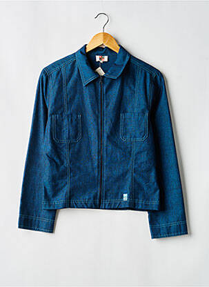 Veste casual coupe droite bleu KDM garçon