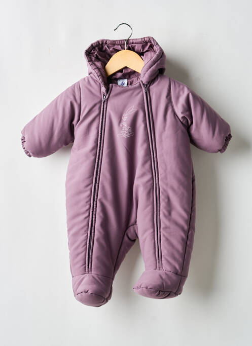 Combi-pantalon manches longues violet PETIT BATEAU fille