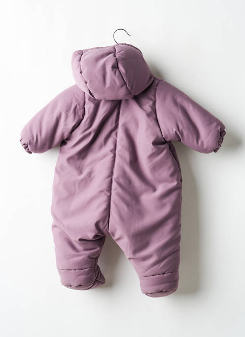 Combi-pantalon manches longues violet PETIT BATEAU fille