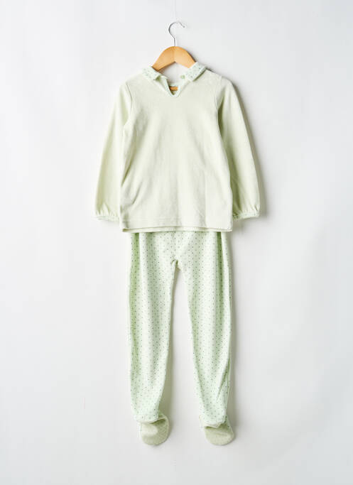 Pyjama type de haut t-shirt vert PETIT BATEAU enfant