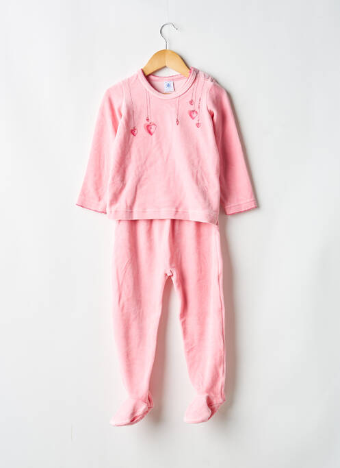 Pyjama type de haut t-shirt rose PETIT BATEAU fille