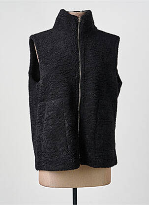 Veste casual coupe droite noir FREDA femme