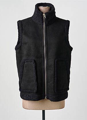 Veste casual coupe droite noir FREDA femme