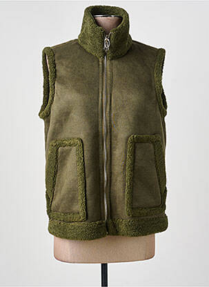 Veste casual coupe droite vert FREDA femme