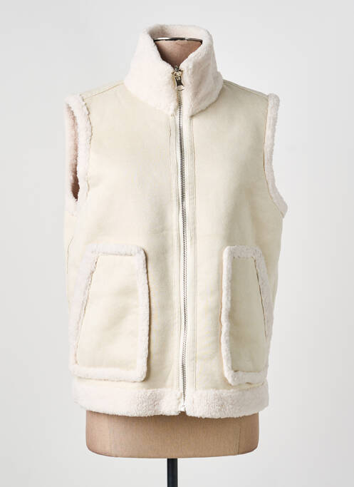 Veste casual coupe droite blanc FREDA femme