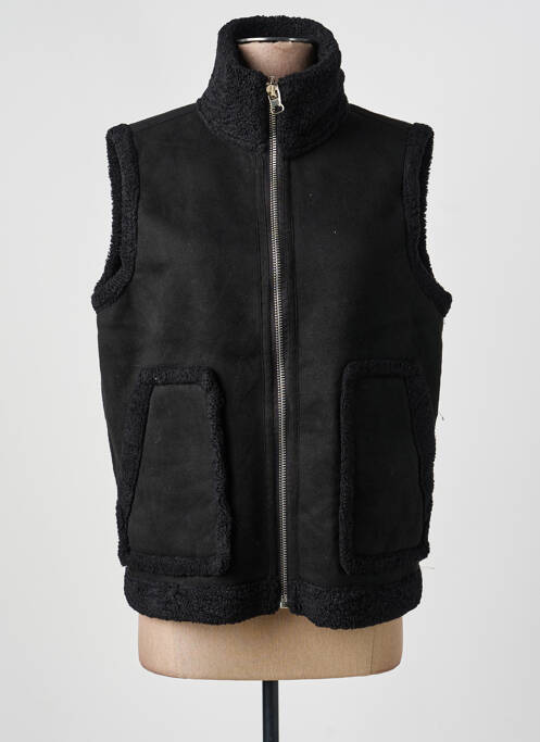 Veste casual coupe droite noir FREDA femme