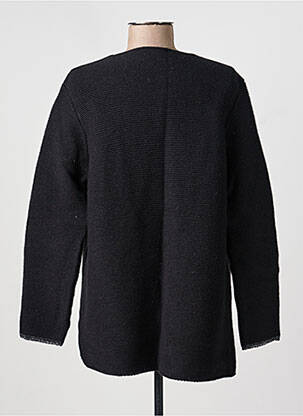 Gilet manches longues coupe cintrée noir AN' GE femme