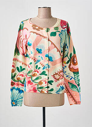 Gilet manches longues stretch rose ALDO MARTIN'S femme