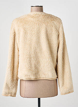 Veste casual col rond beige AN' GE femme