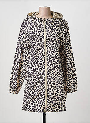 Imperméable poches a capuche beige ESCANDELLE femme