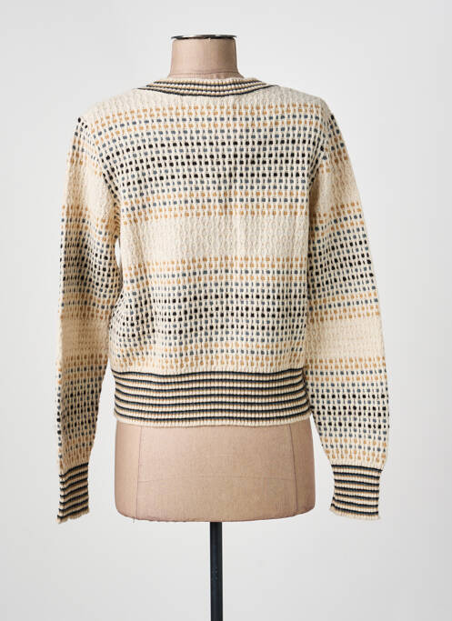 Gilet manches longues resserrée sur le bas beige ALDO MARTIN'S femme