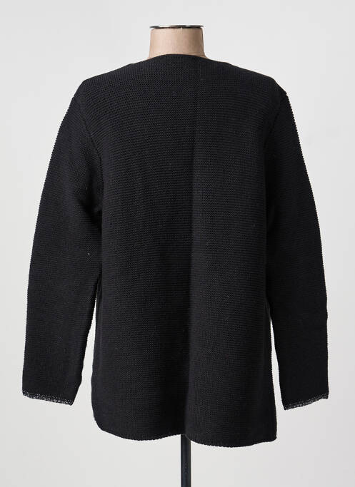 Gilet manches longues coupe cintrée noir AN' GE femme