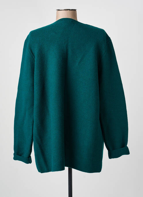 Gilet manches longues stretch vert AN' GE femme