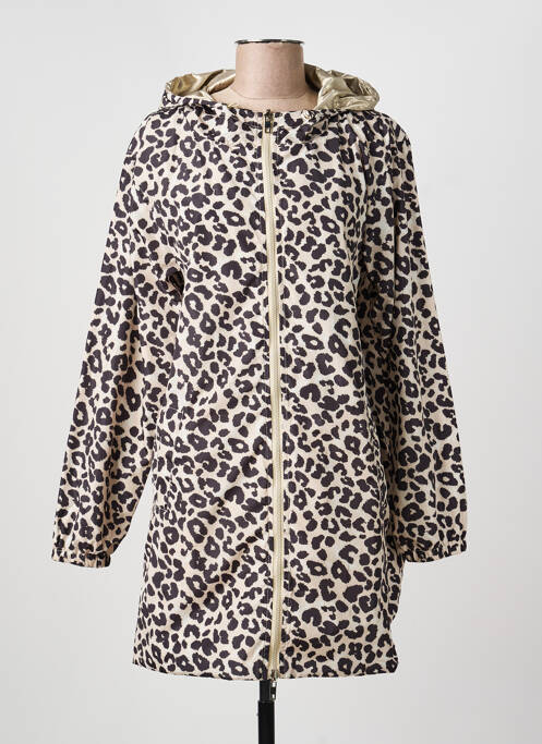 Imperméable poches a capuche beige ESCANDELLE femme