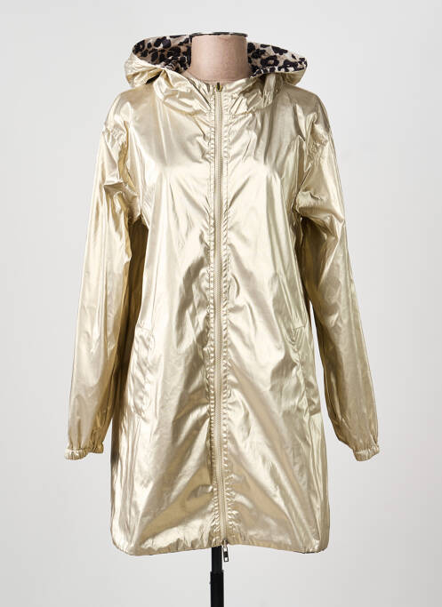 Imperméable poches a capuche beige ESCANDELLE femme