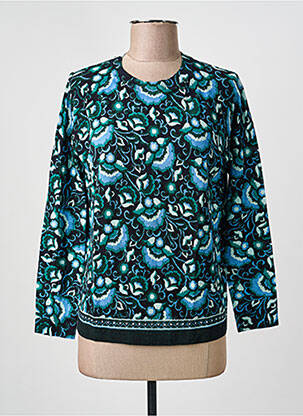Pull coupe droite manches longues bleu GERARD DAREL femme