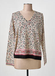 Pull coupe cintrée manches longues beige GERARD DAREL femme