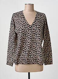 Pull col v manches longues noir GERARD DAREL femme