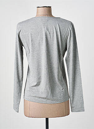 T-shirt manches longues manches longues gris MARINA V femme
