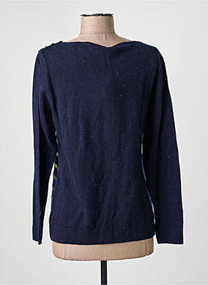Pull coupe cintrée manches longues bleu D.SPORT femme