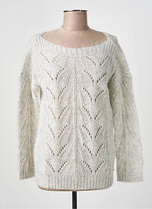 Pull coupe droite manches longues gris DES PETITS HAUTS femme