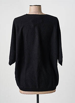 Pull coupe droite manches courtes noir G&B femme