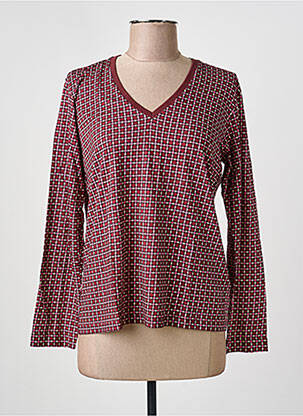 T-shirt imprimé fantaisie manches longues violet GERARD DAREL femme