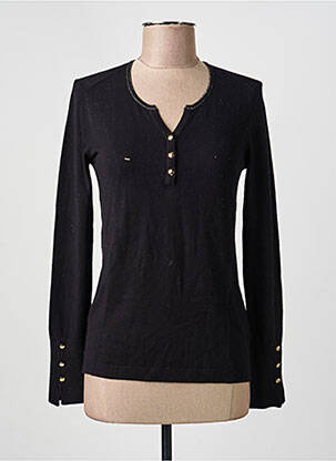 Pull coupe cintrée manches longues noir GERARD DAREL femme