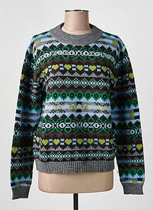 Pull col rond manches longues vert WEEKEND MAXMARA femme