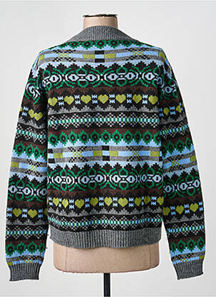 Pull col rond manches longues vert WEEKEND MAXMARA femme