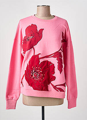 Sweat-shirt stretch manches longues rose MAXMARA femme