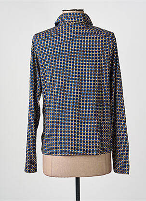 Blouse imprimé fantaisie manches longues bleu GERARD DAREL femme