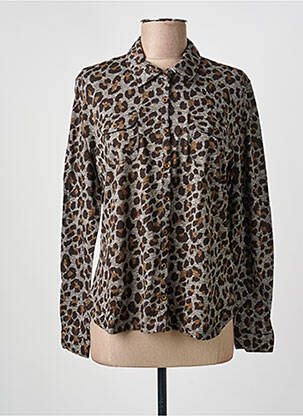 Chemisier coupe cintrée manches longues gris GERARD DAREL femme