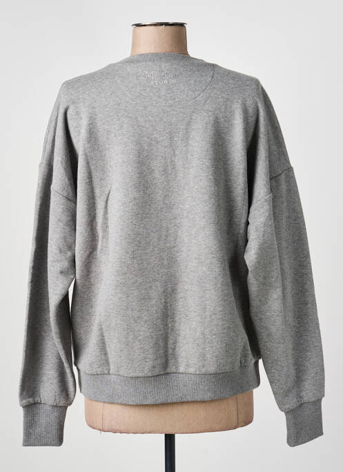 Sweat-shirt stretch manches longues gris MAXMARA femme