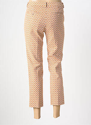 Pantalon 7/8 taille haute taille haute orange WEEKEND MAXMARA femme